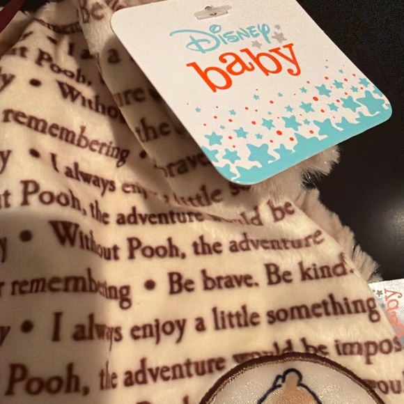 Disney Baby Cream and Brown Storytime Blanket(F14)@ - Picture 6 of 8
